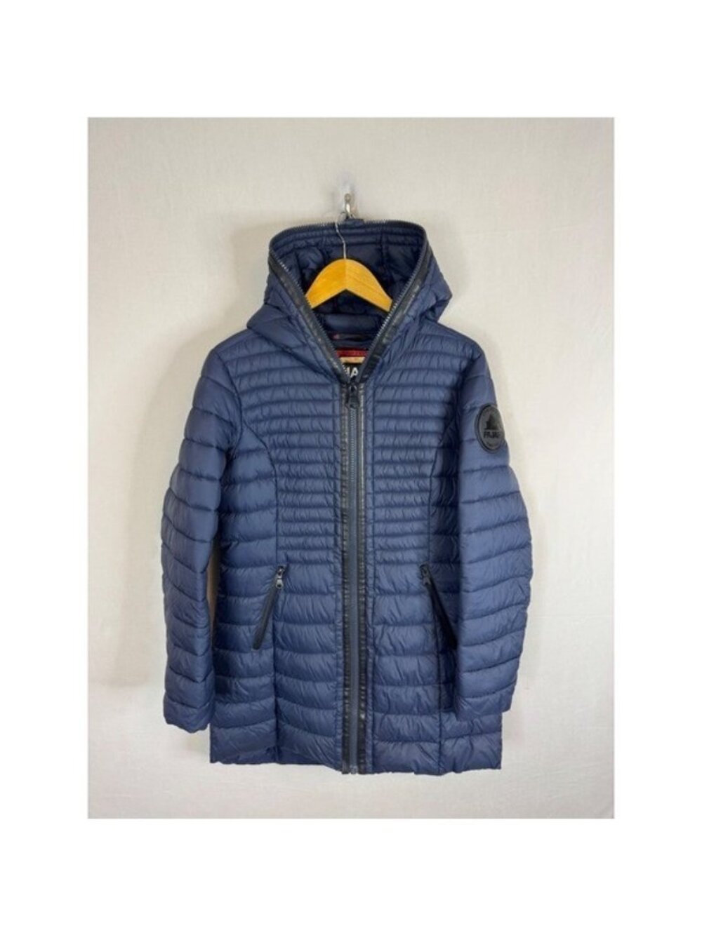Pajar Canada Lyvien Navy Blue Packable Puffer Jacket 3M Thinsulate Womens Medium
